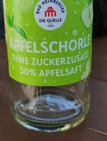 Apfelschorle ohne Zuckerzusatz