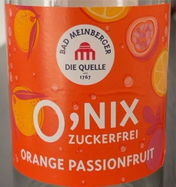 0,NIX Orange Passionsfrucht