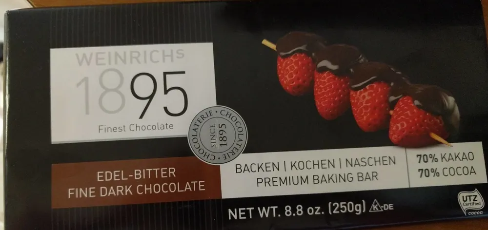 Schokolade zum Backen 70 %
