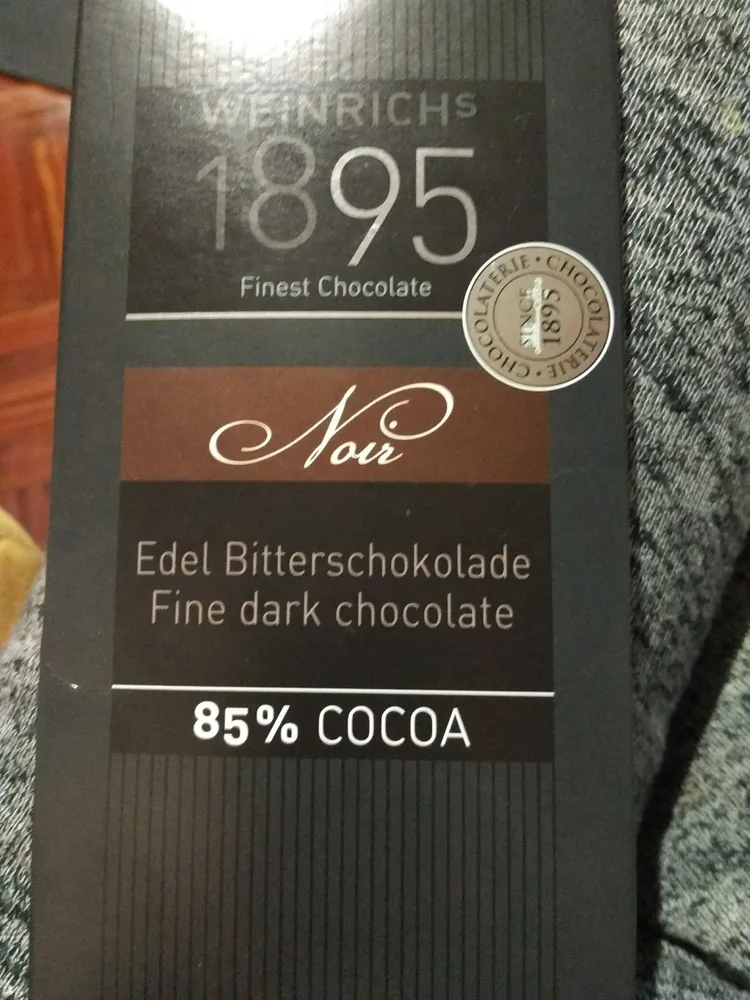 Weinrich's 1895 Noir 85% Cocoa