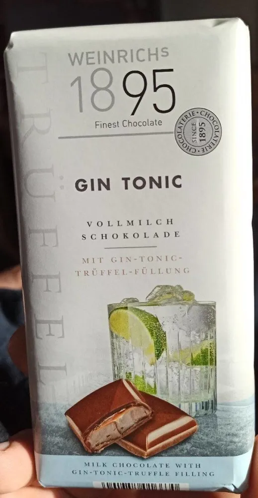 Gin Tonic Vollmilch Schokolade