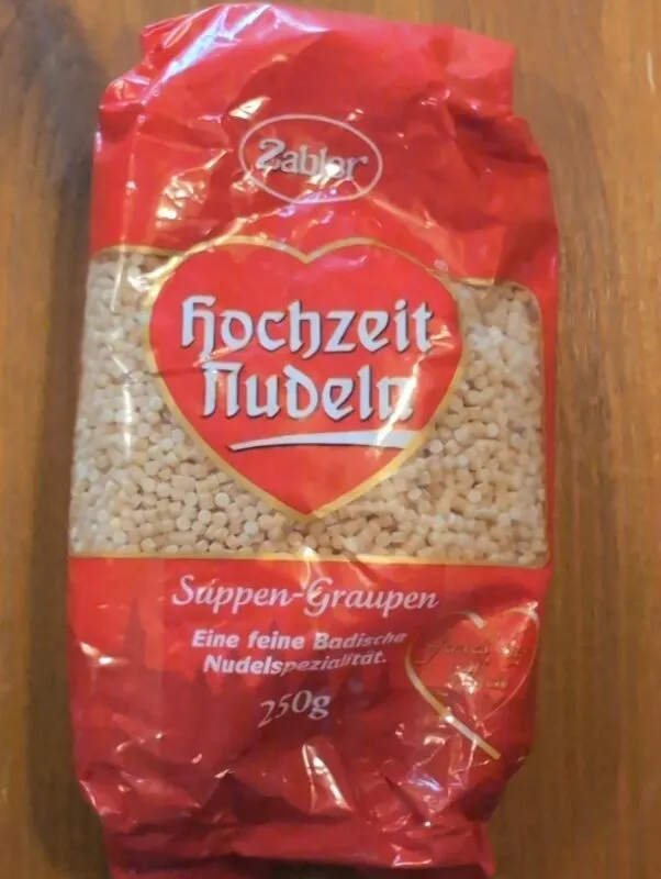 Suppennudeln Graupen
