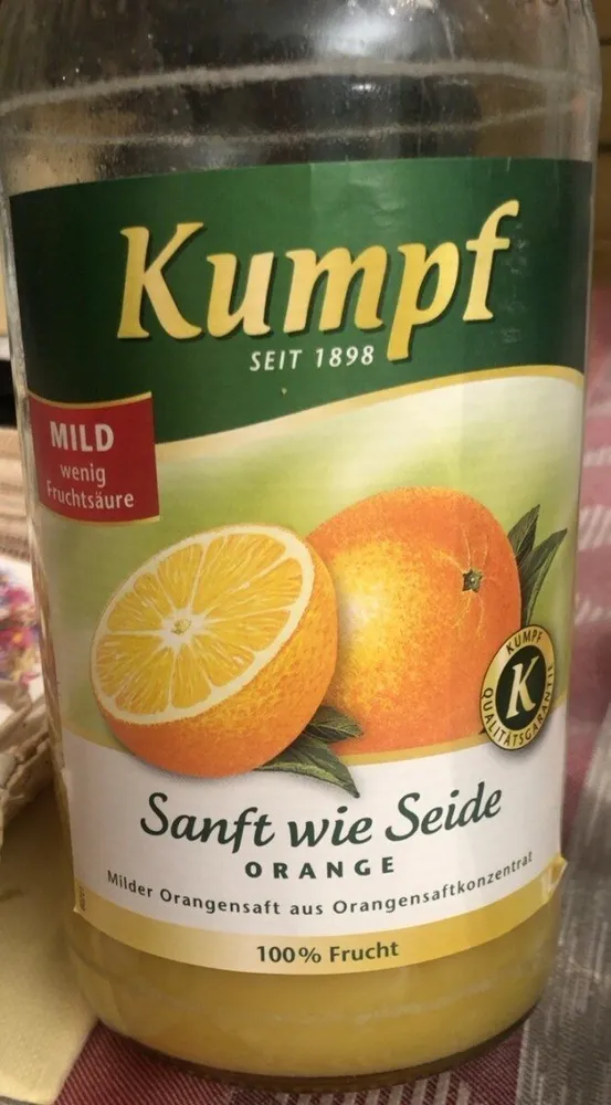 Kumpf Orangensaft "Sanft Wie Seide"