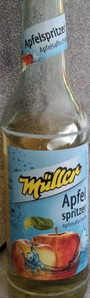 Apfelspritzer  Apfelsaftschorle
