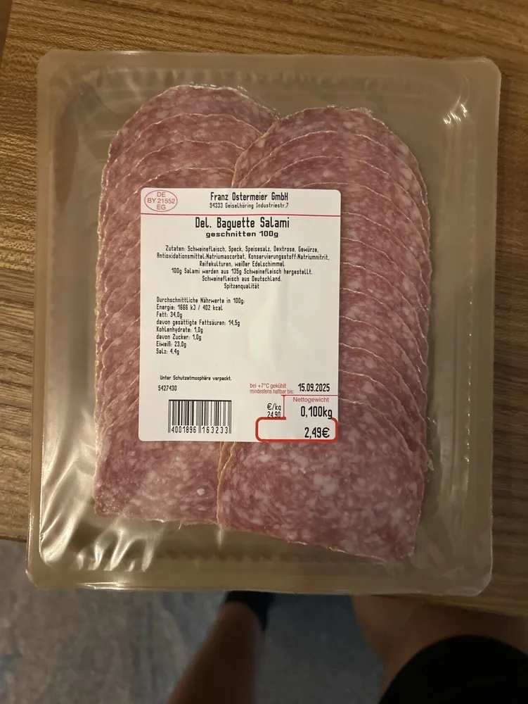 Del. Baguette Salami