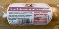Feine Leberwurst mit Kalbfleisch