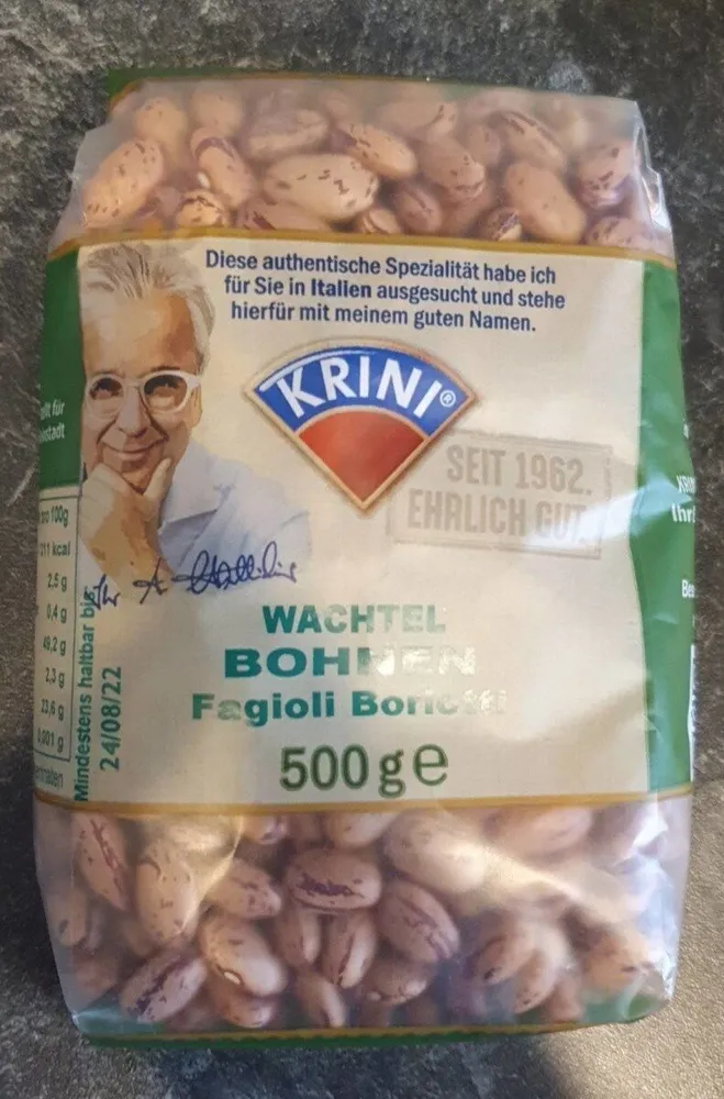 Wachtel Bohnen Fagioli Barlotti