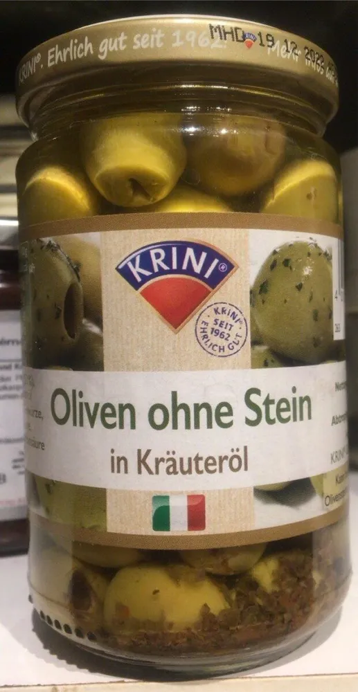 Oliven ohne stein in Kräuteröl