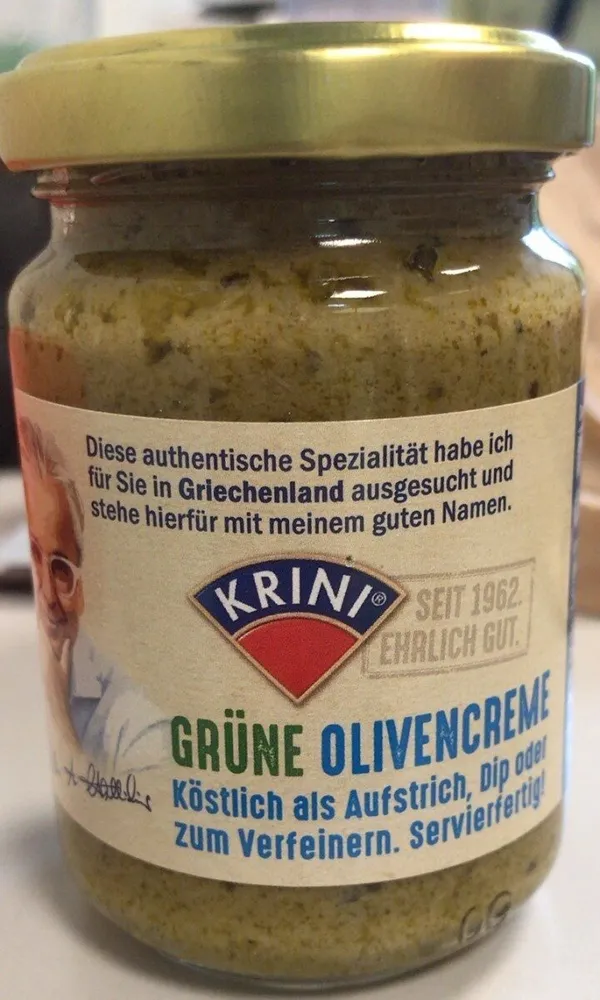 Grüne Olivencreme