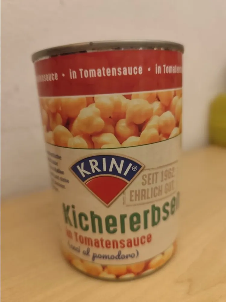 Kichererbsen in Tomatensauce