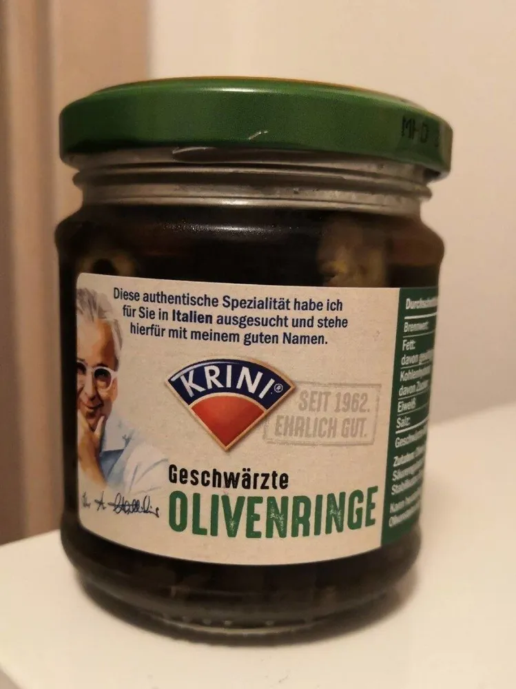 Geschwärzte Olivenringe