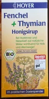 Honigsirup Fenchel Und Thymian, Fenchel Und Thymian