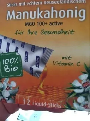 Hoyer økologisk Manuka-honning Liquid-sticks Mgo 100+ Active