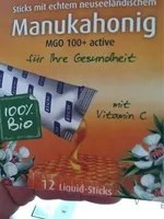 Hoyer økologisk Manuka-honning Liquid-sticks Mgo 100+ Active
