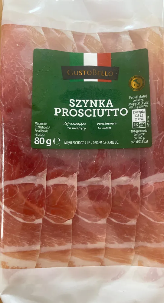 Szynka prosciutto