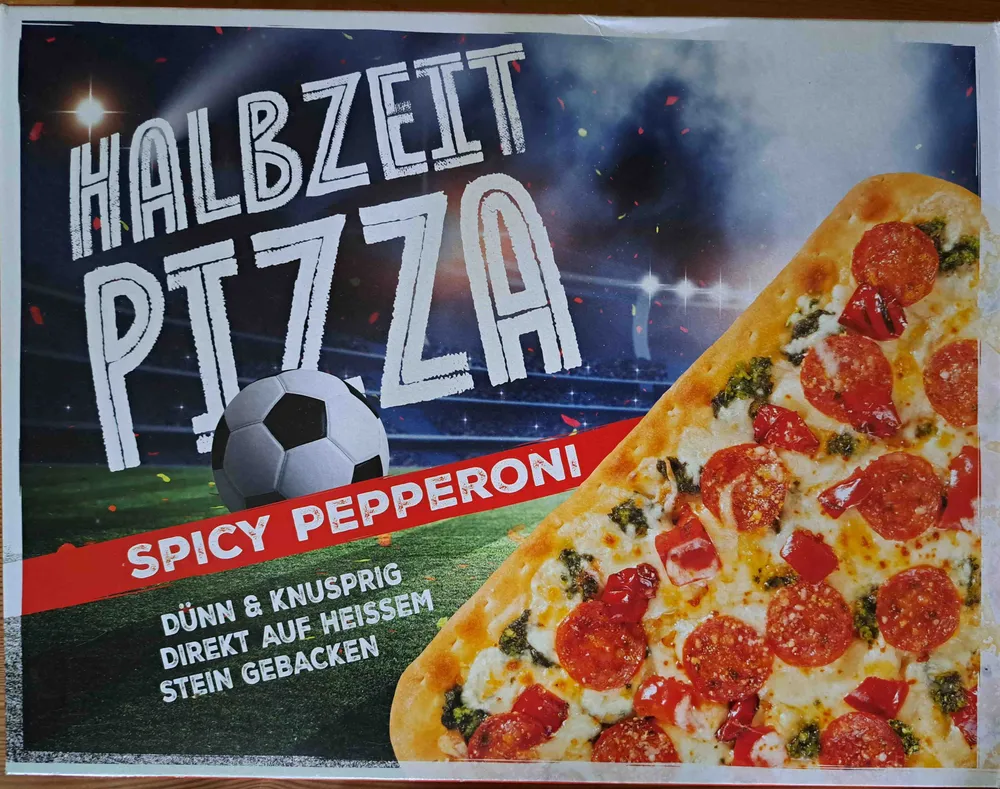 Halbzeit Pizza Spicy Pepperoni