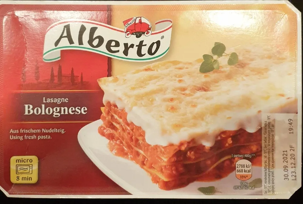 Lasagne Bolognese