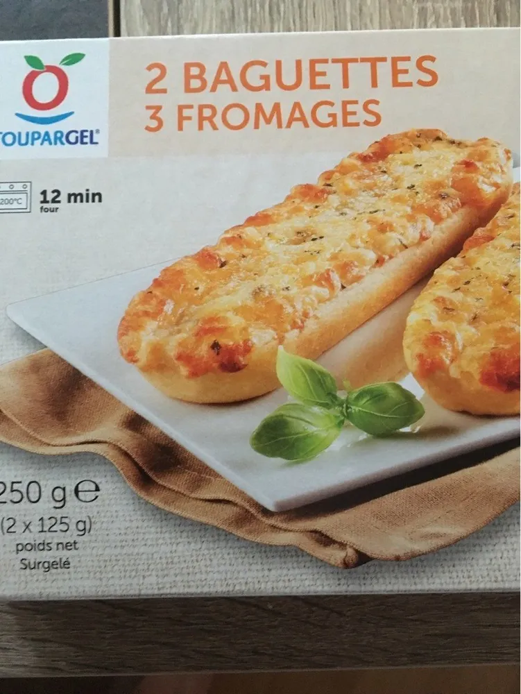 Baguettes 3 fromages