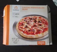3 Pizzas Individuelles Reine