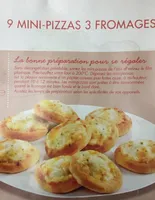 Mini-pizzas 3 fromages