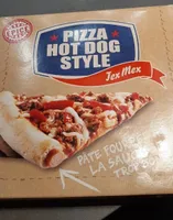 Pizza hot dog style