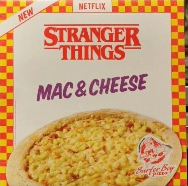 Stranger Things Mac & Cheese Pizza