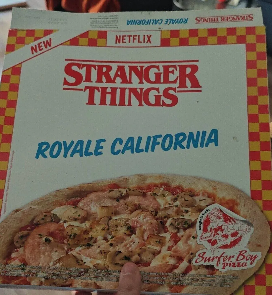 Pizza Stranger Things Royale California