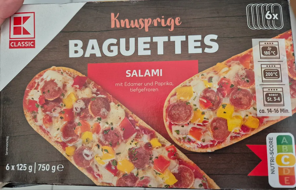 Baguettes Salami
