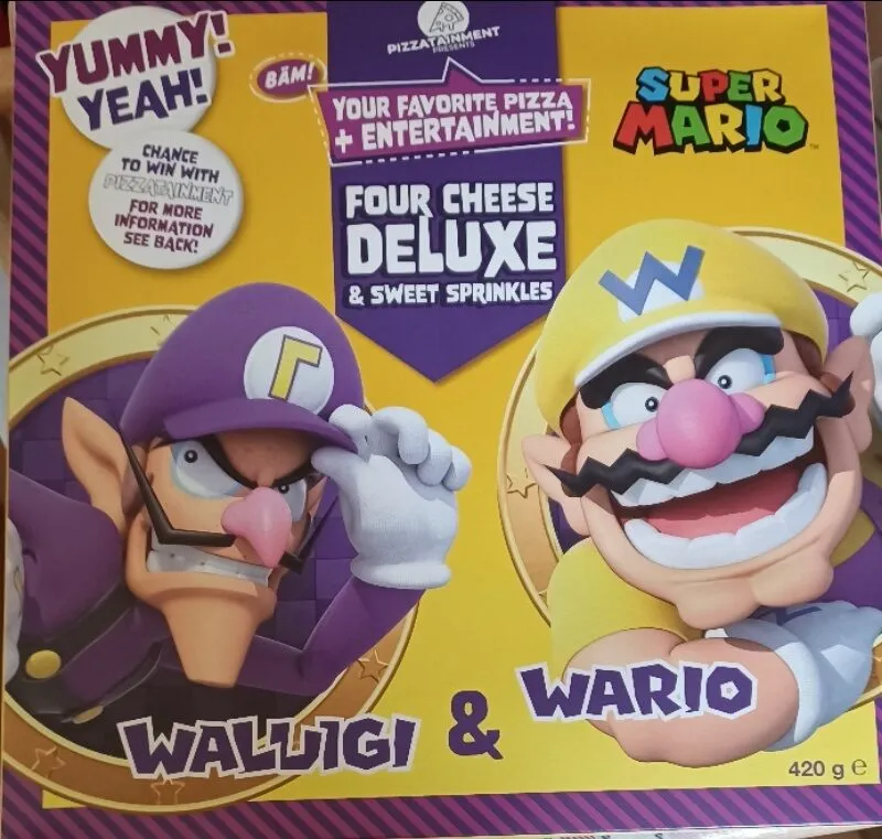 Vier Käse Deluxe Pizza - Waluigi & Wario