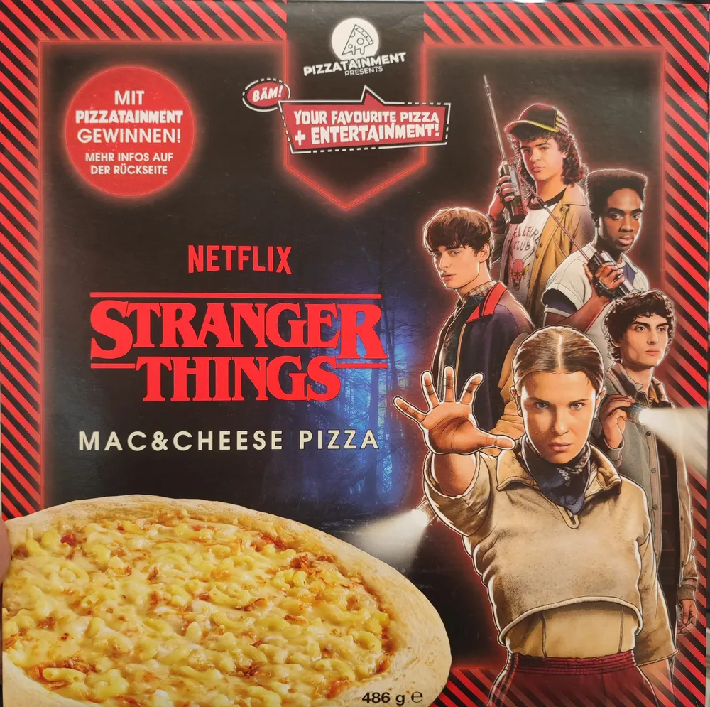 Stranger Things Mac And Cheese Pizza