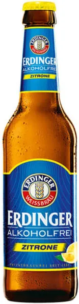 Erdinger Sitron Alkoholfri 0,33l flaske
