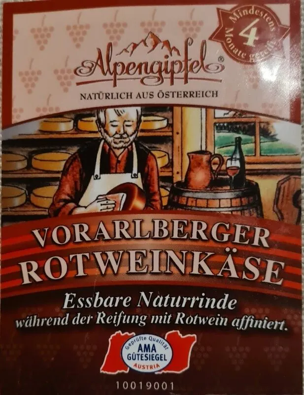 Rotweinkäse Voralberg