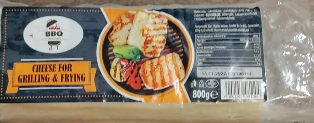 Cheese fro grilling & frying
