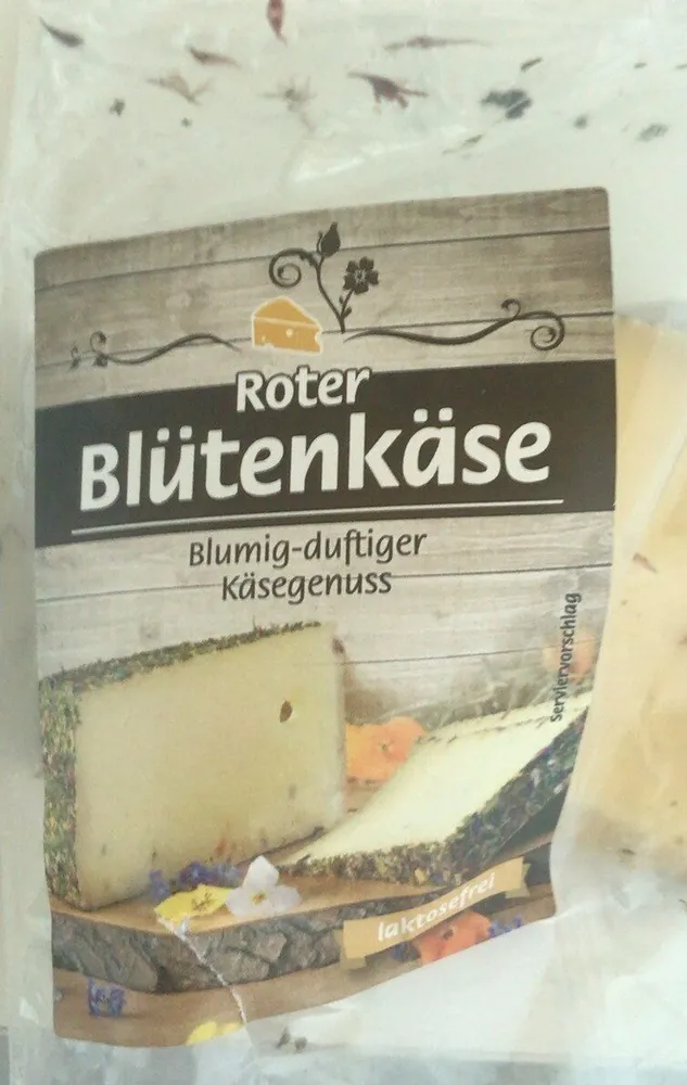Roter Blütenkäse