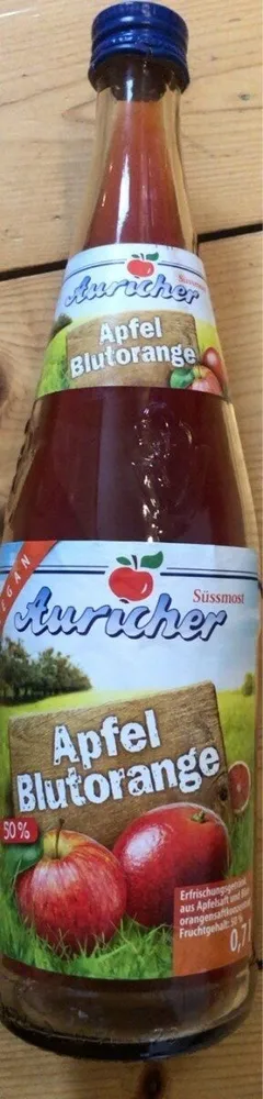 Apfel-Blutorange erfrischungsgetränk