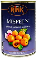 Mispeln in Dose - geschält, entkernt, gezuckert