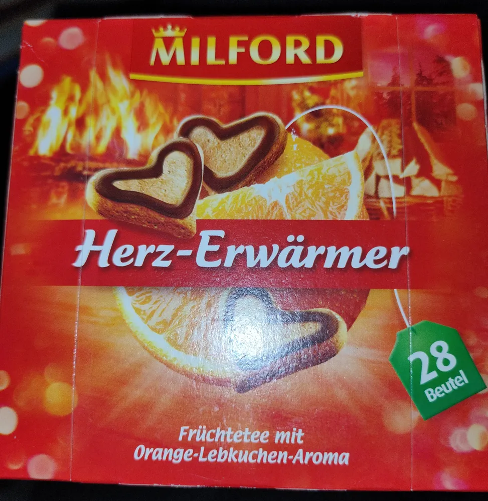 Herz-Erwärmer - Früchtetee mit Orange-Lebkuchen-Aroma
