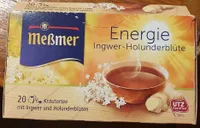 Thé au gingembre et aux fleurs de sureau