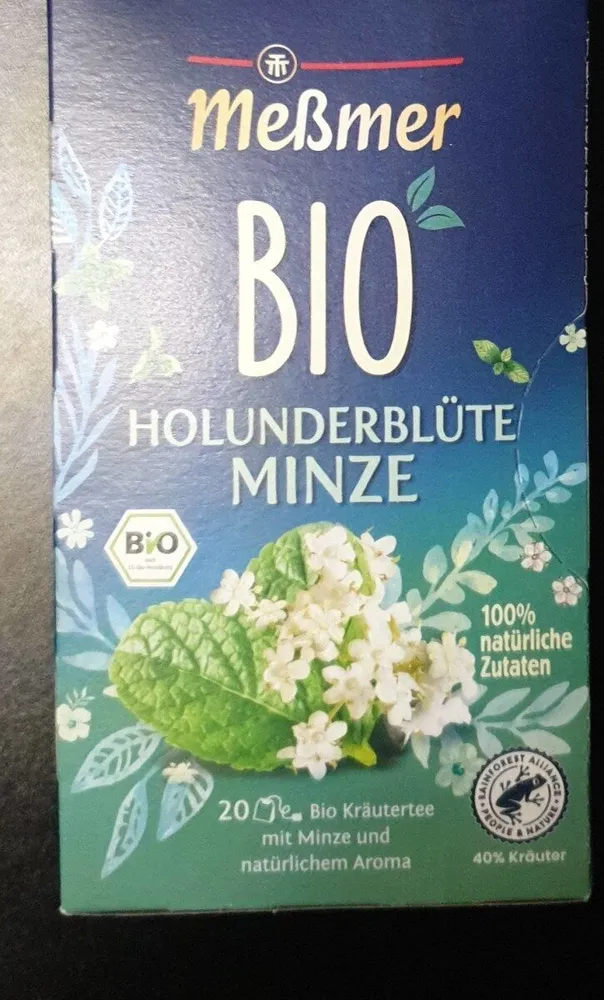 Bio Holunderblüte Minze