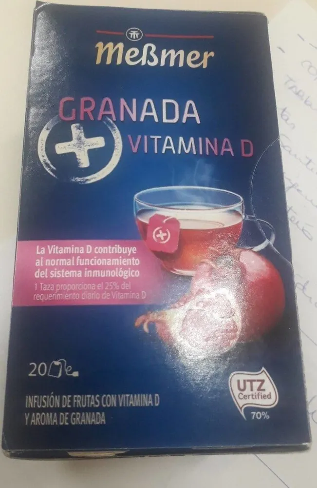 Infusión granada