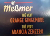 Meßmer thé vert orange gingembre