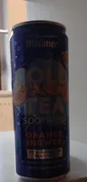 Cold tea sparkling