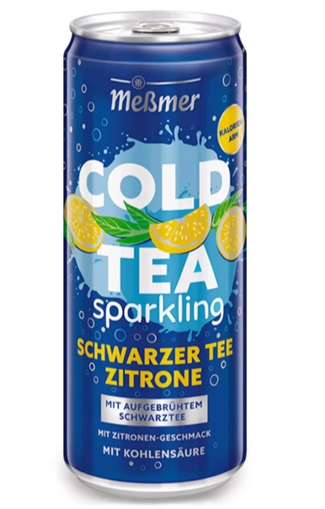 Cold tea sparkling