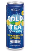 Cold tea sparkling
