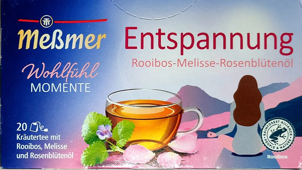 Entspannung - Rooibos-Melisse-Rosenblütenöl