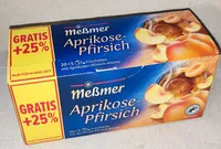 Aprikose-Pfirsich Teebeutel