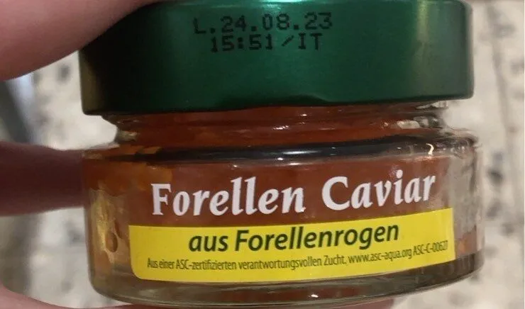 Forellen Caviar