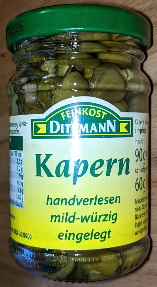 Kapern, mild-würzig