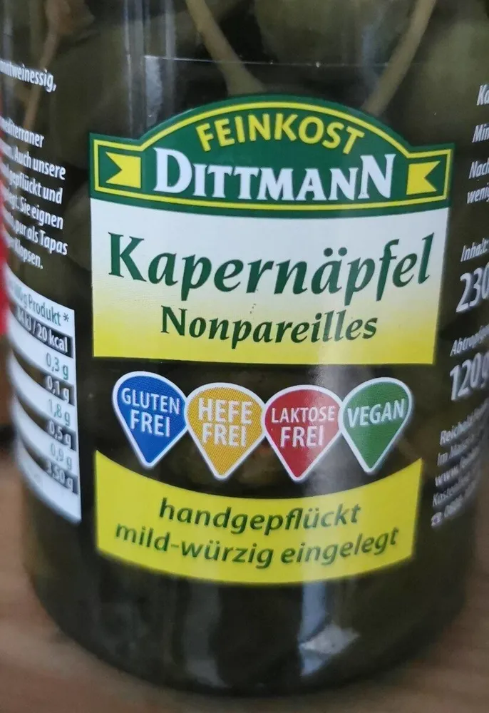 Kapernäpfel Nonpareille