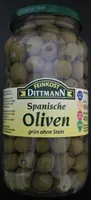 Spanische Oliven grün ohne Stein